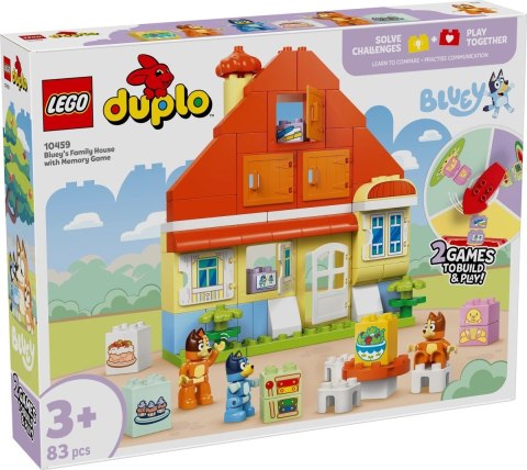 Lego 10459 Bluey - Dom rodzinny Blue z grą pamięciową
