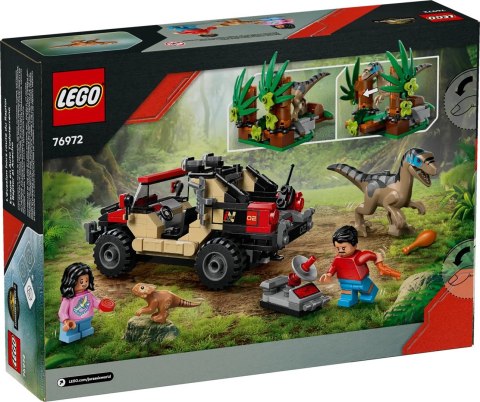 Lego 76972 Jurassic World - Ucieczka terenówką przed raptorem
