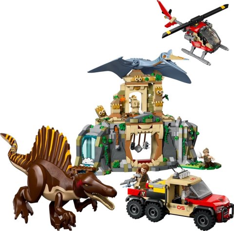 Lego 76976 Jurassic World - Powietrzna misja z kecalkoatlem i spinozaurem