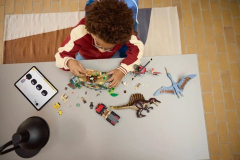 Lego 76976 Jurassic World - Powietrzna misja z kecalkoatlem i spinozaurem