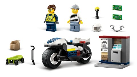 LEGO CITY 60455 POLICE MOTORCYCLE CHASE