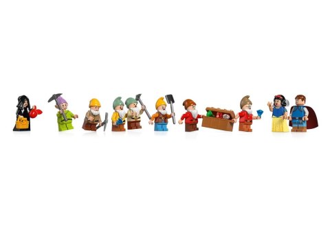 LEGO Disney 43242 Chatka Królewny Śnieżki i siedmiu krasnoludków