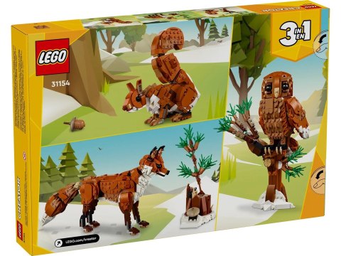 LEGO Creator 3w1 31154 - Leśne zw. Czerwony lis