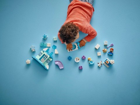 LEGO DUPLO 10455 ANNA AND ELSA'S FROZEN CASTLE PLEGO ARTY