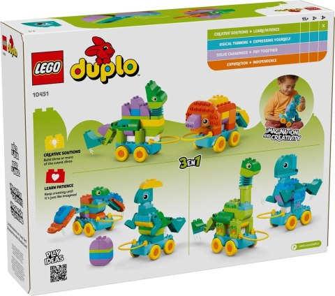 LEGO DUPLO 3IN1 10451 DINOSAURS ON WHEELS