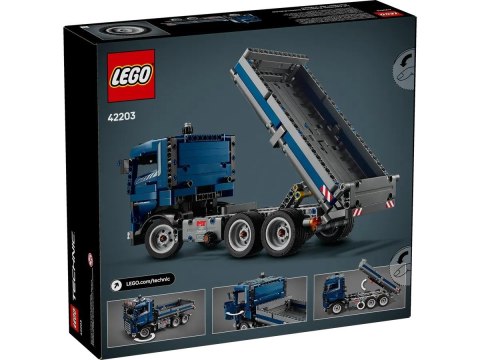 LEGO TECHNIC 42203 Wywrotka z przechylaną skrzynią