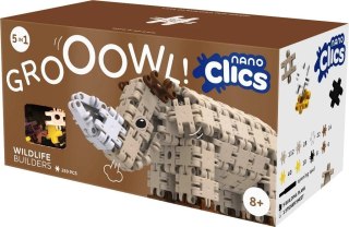 Nano Clics - konstrukcyjne, belgijskie klocki - Dzika Przyroda - Zestaw 250 elementów