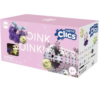 Nano Clics - konstrukcyjne, belgijskie klocki - Fantastyczni Konstruktorzy - Zestaw 250 elementów