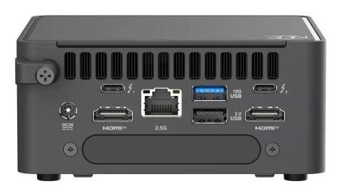 Komputer ASUS NUC 15 PRO RNUC15CRHU500003 (ARL-H 28W (U5 225H), noRAM, noStorage, Integrated VGA, noOS, UK Cord, Kit)