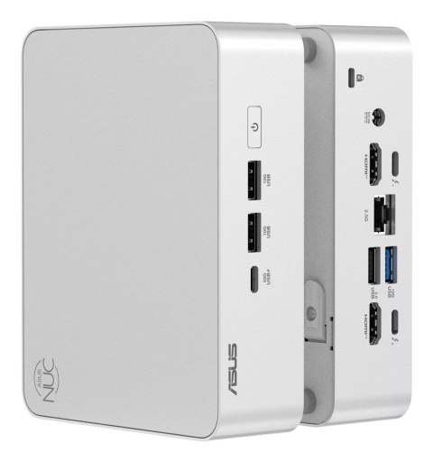 Komputer ASUS NUC 15 PRO+ RNUC15CRSU900003 (ARL-H 28W (U9 285H), noRAM, noStorage, Integrated VGA, noOS, UK Cord, Kit)