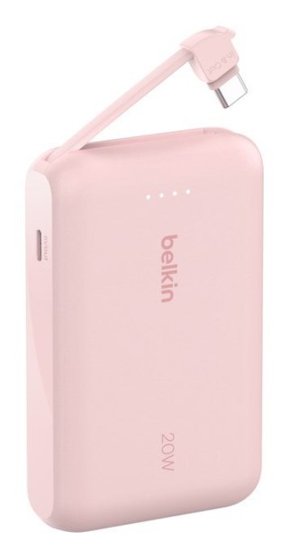 BELKIN POWERBANK 10 000 MAH, 20W, KABEL USB-C,PINK