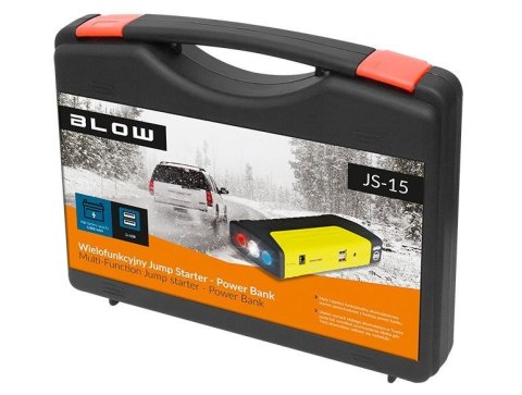 Power Bank BLOW 5900804089513 (12800mAh; USB 2.0; kolor czarny)