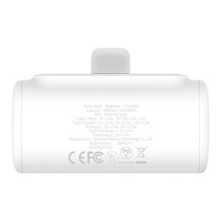 Powerbank Baseus Compact IP 5000mAh 20W USB-C/Lightning (biały)