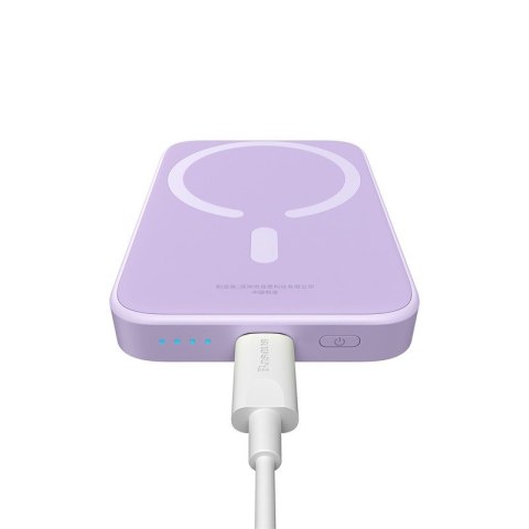 Powerbank Baseus Magnetic Mini 6000mAh (fiolet)