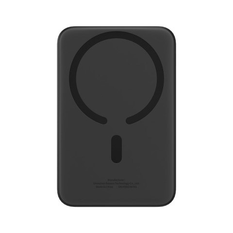 Powerbank Baseus Magnetic Mini Air Wireless 10000mAh 20W+kabel USB C-USB C (czarny)