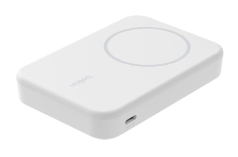 BELKIN POWERBANK BOOSTCHARGE PRO 8000 MAH 15W QI2 MAGSAFE BIAŁY
