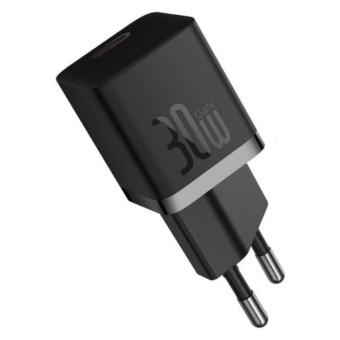 Ładowarka Baseus GaN5 mini 1C 30W EU+kabel USB-C (cluster black)