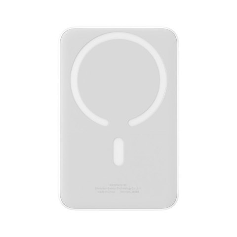 Powerbank Baseus Magnetic Mini Air Wireless 10000mAh 20W+kabel USB C-USB C (biały)