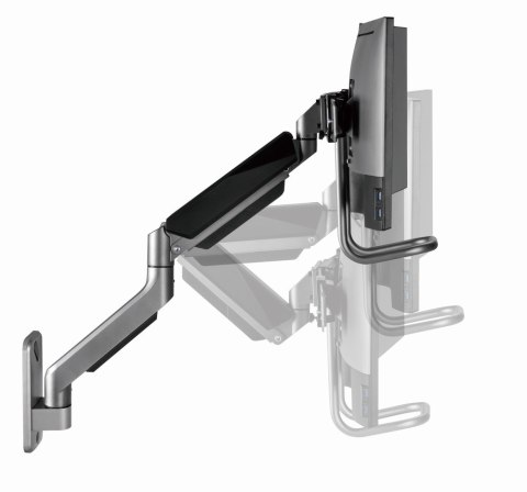 GEMBIRD ŚCIENNE REGULOWANE RAMIĘ/UCHWYT NA 2 MONITORY 17-32, VESA 100X100MM, DO 8 KG