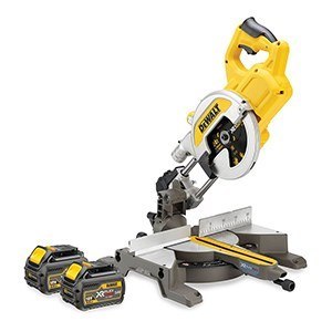 Pilarka ukosowa DEWALT DCS777T2-QW FLEXVOLT 54V 2x6.0Ah 216mm z silnikiem bezszczotkowym (ukośnica kapówka) (WYPRZEDAŻ)