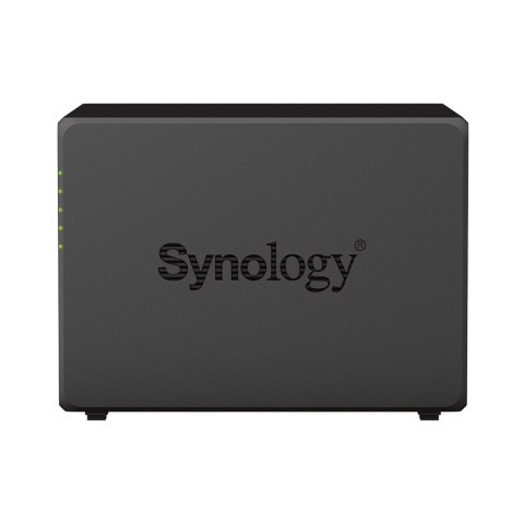 NAS Synology DS923+; Tower; 4x (3.5" SATA HDD); AMD Ryzen R1600; 4 GB DDR4 ECC SODIMM (max. 32GB), 2x 1GbE RJ-45