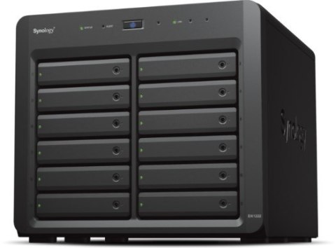 Expansion unit Synology DX1222; Tower; 12x (3.5"/2.5" SATA HDD/SSD) (dla DS3622xs+, DS2422+)