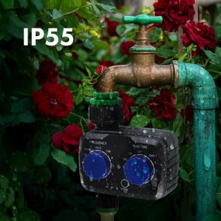 MACLEAN ELEKTRONICZNY STEROWNIK NAWADNIANIA, PROGRAMATOR, ZASILANIE 2X 1,5V AA GB391