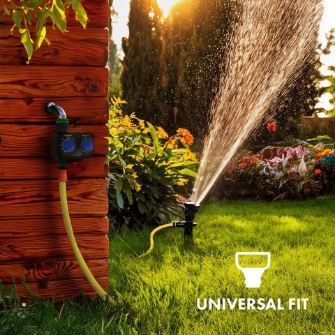 MACLEAN ELEKTRONICZNY STEROWNIK NAWADNIANIA, PROGRAMATOR, ZASILANIE 2X 1,5V AA GB391