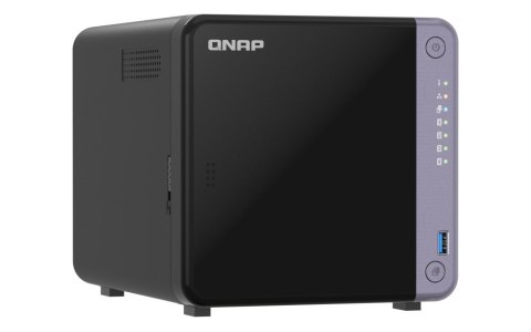 Qnap TS-432X-4G-PE, Tower, 4 x 2.5"/3.5" SATA, AnnapurnaLabs Alpine AL524 4C, 4GB (Max. 16GB) DDR4 SODIMM, 2 x 2.5GbE, 1 x 10GbE