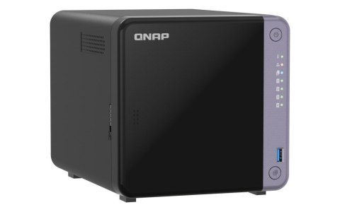 Qnap TS-432X-4G-PE, Tower, 4 x 2.5"/3.5" SATA, AnnapurnaLabs Alpine AL524 4C, 4GB (Max. 16GB) DDR4 SODIMM, 2 x 2.5GbE, 1 x 10GbE