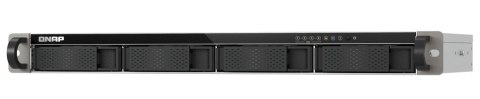 Qnap TS-433eU, 1U RACK, 4x 2.5"/3.5" SATA, ARM Cortex-A55 2,0GHz 4C, 4GB, 2x 2.5GbE, 2x USB 3.2, adapter 60W