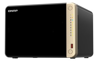 Qnap TS-664-8G, Tower, 6 x 2.5"/3.5" SATA, Intel Celeron N5105/N5095 4C/4T, 8 GB DDR4 onboard not expandable, 2 x 2.5GbE, option