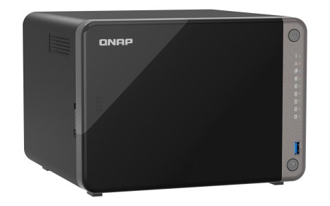 Qnap TS-AI642-8G, Tower, 6 x 2.5"/3.5" SATA, 8-core ARM Cortex 64-bit, onboard 8GB (not expandable), 1 x 2.5GbE + 2 x GbE, Exter