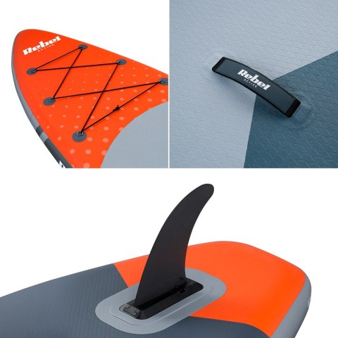 Deska SUP REBEL ACTIVE pompowana 350x81x15cm pomarańczowa