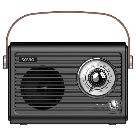 SAVIO RADIO PRZENOŚNE CZARNE RS-01