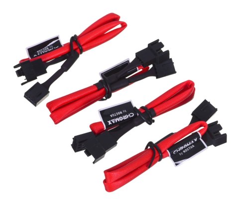 Kabel przedłużający do wentylatora NOCTUA NA-SEC1.red 4-Pin PWM 30cm 4 szt.