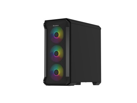 Obudowa NATEC Genesis Irid 503 ARGB NPC-1559 (Micro ATX. Mini ITX; kolor czarny)