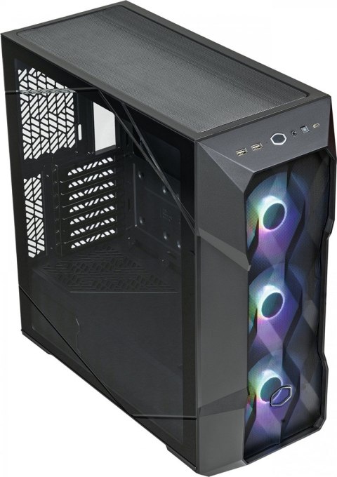 COOLER MASTER OBUDOWA MASTERBOX TD500 V2 MESH ARGB MIDI TOWER CZARNA TD500V2-KGNN-S00