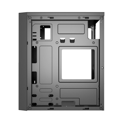 GEMBIRD OBUDOWA FORNAX K170 MINI-TOWER (1X USB 3.1, 2X USB 2.0, 1X USB TYP-C, CZYTNIK KART, 2X MINIJACK) CZARNA