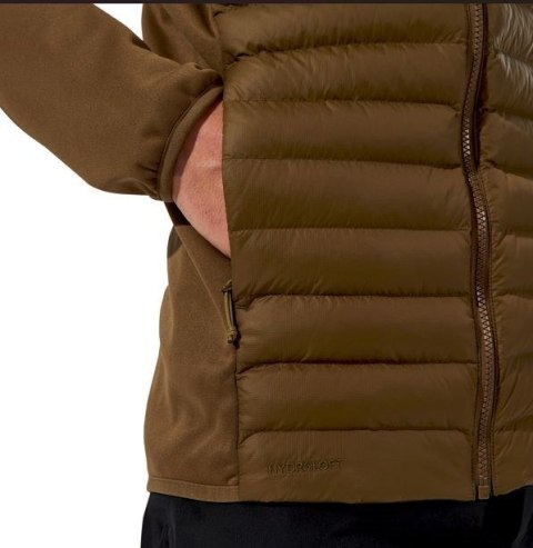 Kurtka hybrydowa męska Berghaus Vaskye Hooded Hybrid Jacket roz. M brązowa