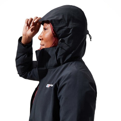 Kurtka z membraną damska Berghaus Hillwalker InterActive Shell roz. S Czarna