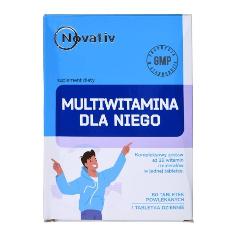 Novativ Multiwitamina dla Niego 60 tabletek powlekanych
