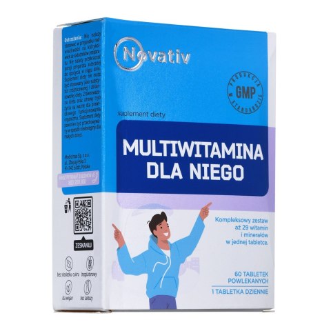 Novativ Multiwitamina dla Niego 60 tabletek powlekanych
