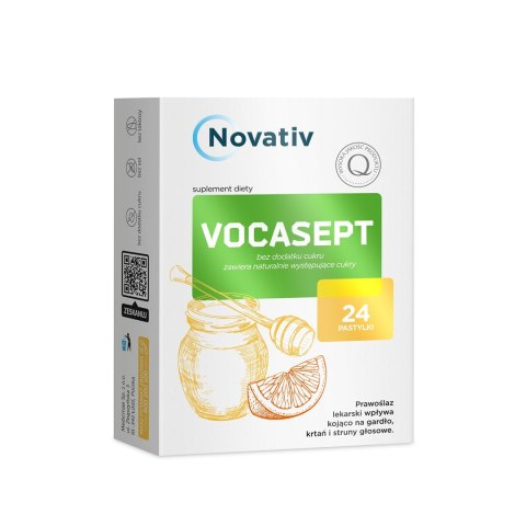 Novativ Vocasept 24 pastylki do ssania