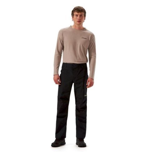 Spodnie przeciwdeszczowe męskie Berghaus Hillwalker roz. M czarne