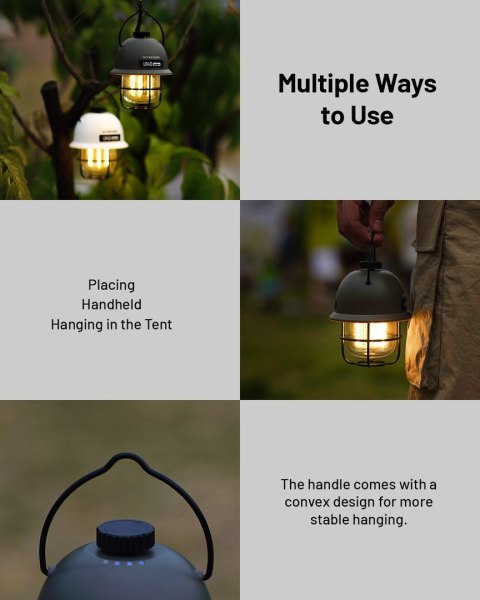 Lampa kempingowa Nitecore LR40 Zielona - 100 lumenów