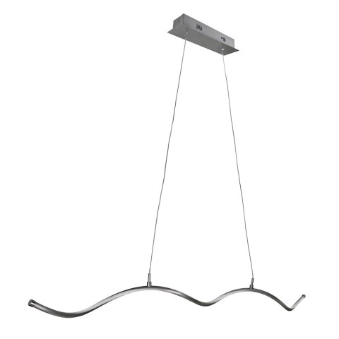 Lampa sufitowa LED Activejet AJE-SARA, srebrna, światło neutralne białe, 1690 lm.