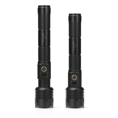 MONTIS TAKTYCZNA RĘCZNA LATARKA AKUMULATOROWA LED, ZOOM 10W MT160