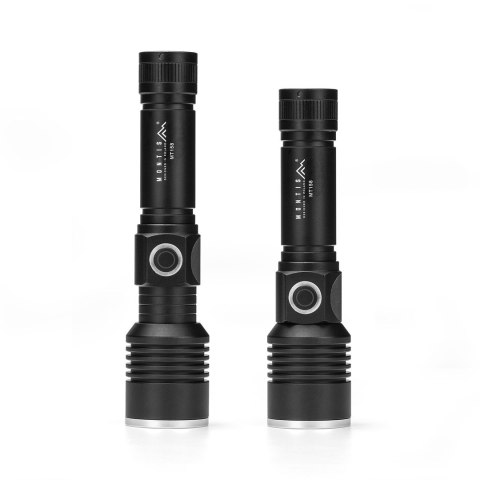 MONTIS TAKTYCZNA RĘCZNA LATARKA AKUMULATOROWA LED ZOOM. MT158