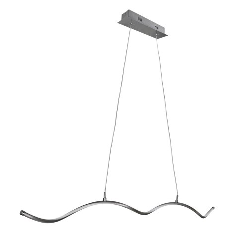 Lampa sufitowa LED Activejet AJE-SARA, srebrna, światło neutralne białe, 1690 lm.